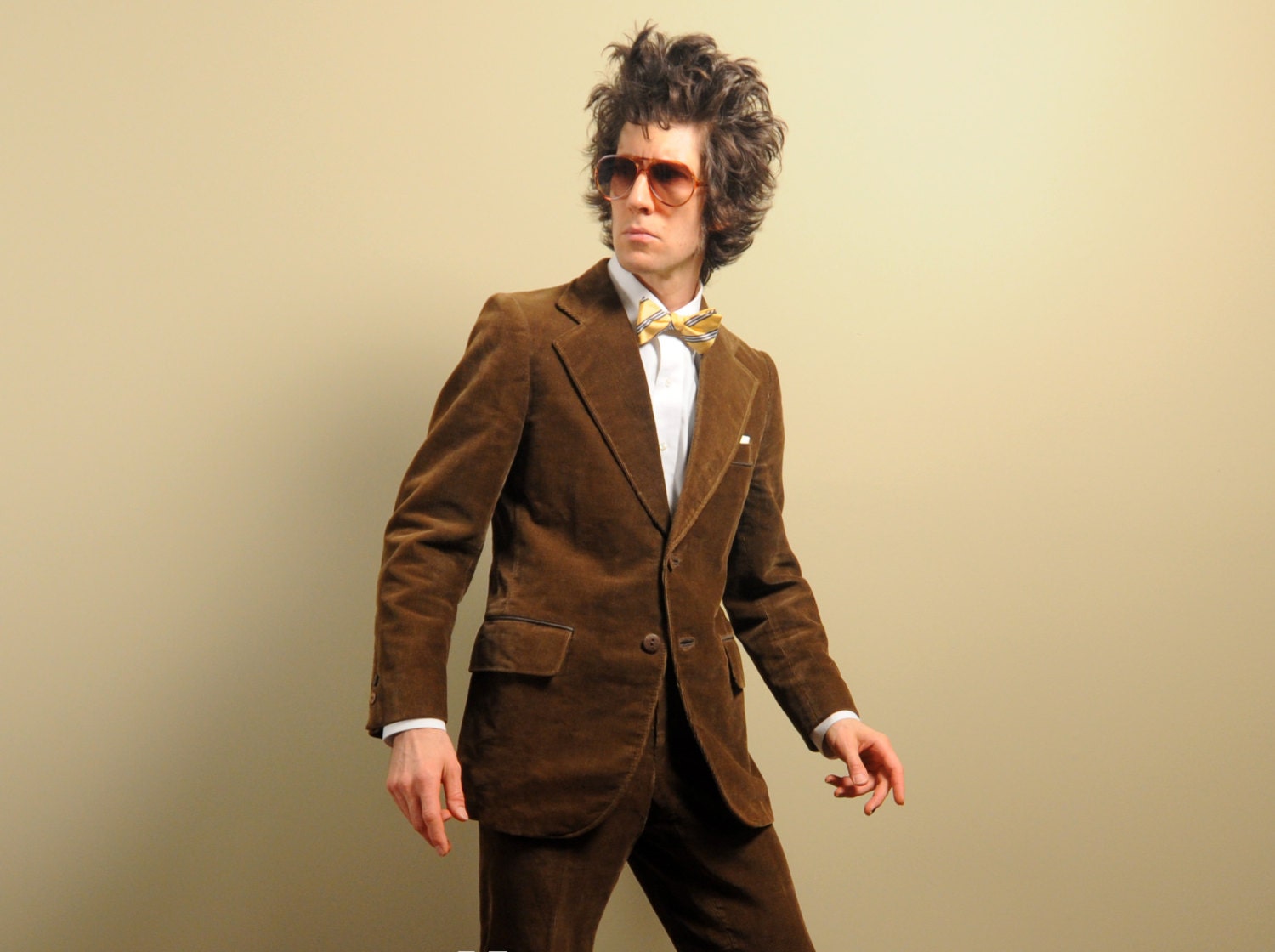 70s mens vintage corduroy suit mens brown by CarnivalOfTheManiac