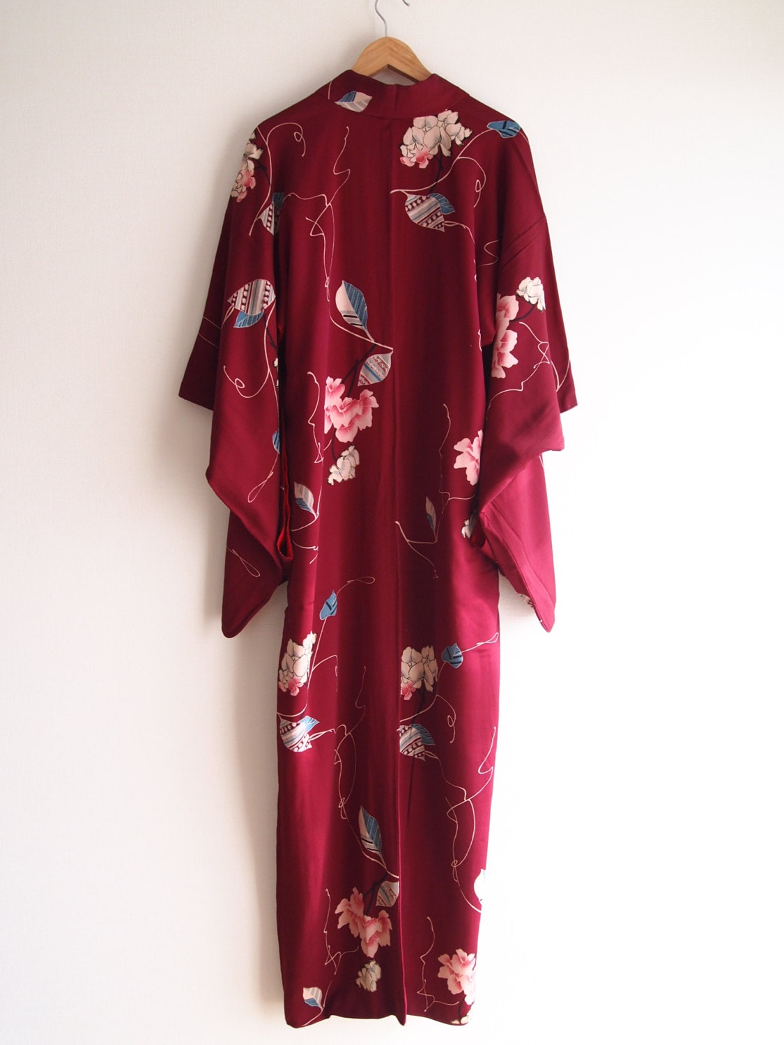 Japanese Kimono Silk Kimono Kimono robe Gown Authentic