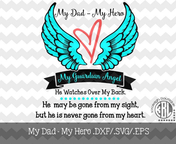 Download My Dad My Hero .DXF/.SVG/.EPS Files for use with your