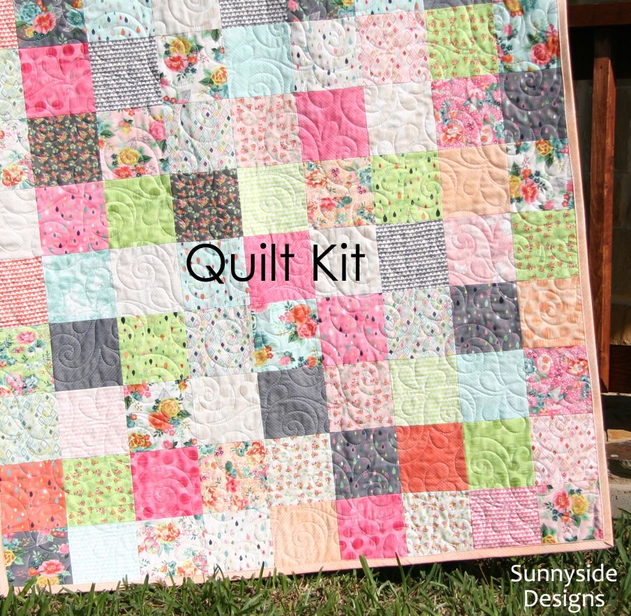 Fresh Cut Quilt Kit Basic Grey Moda Fabrics Precut Squares