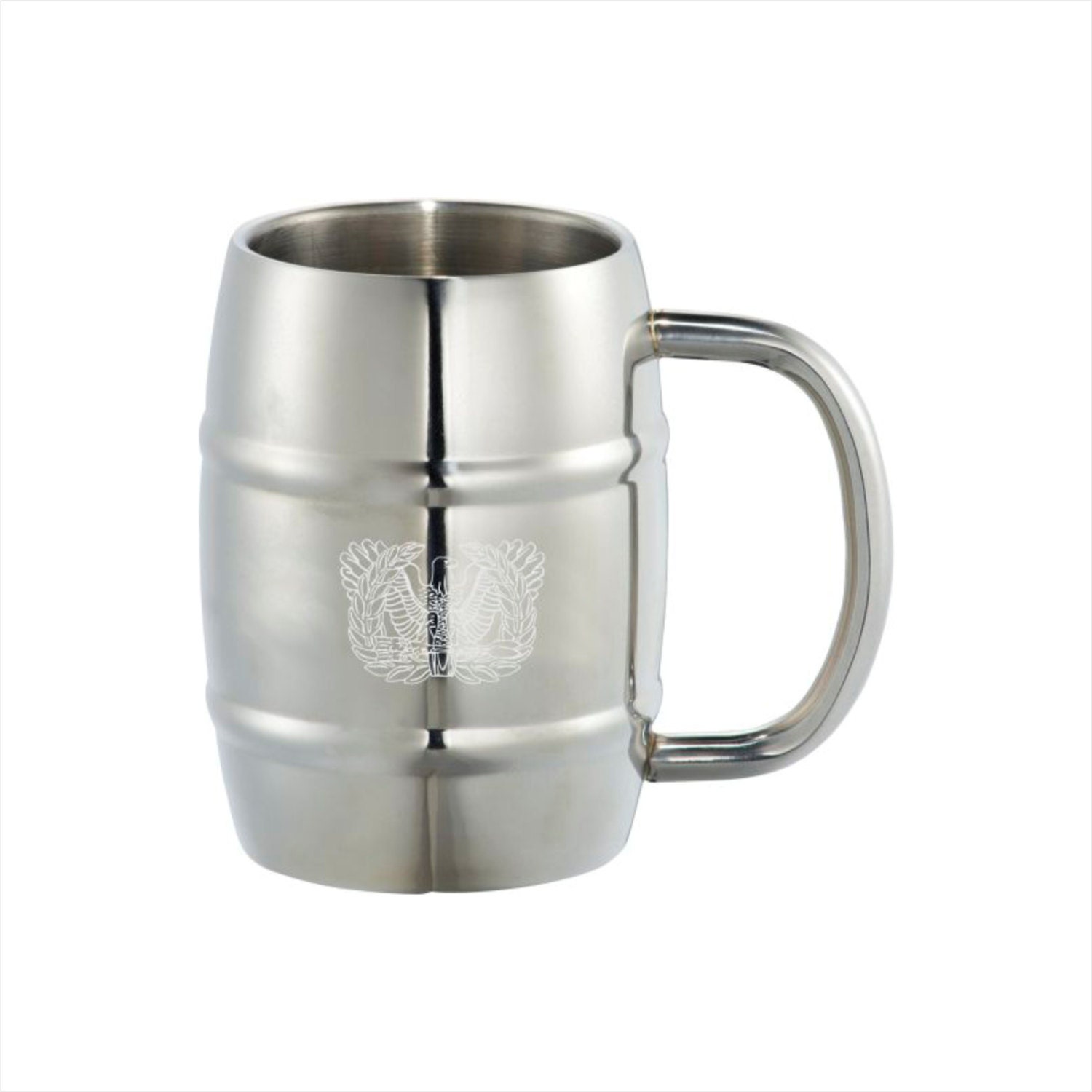 Engraved 14oz Stainless Steel Barrel Mug by lazerdesigns on Etsy