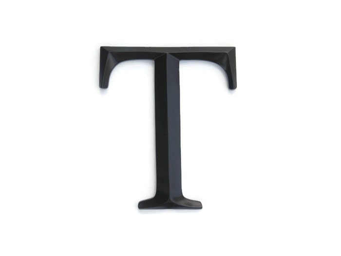 Letter T Sign Large Letter T Wall Decor