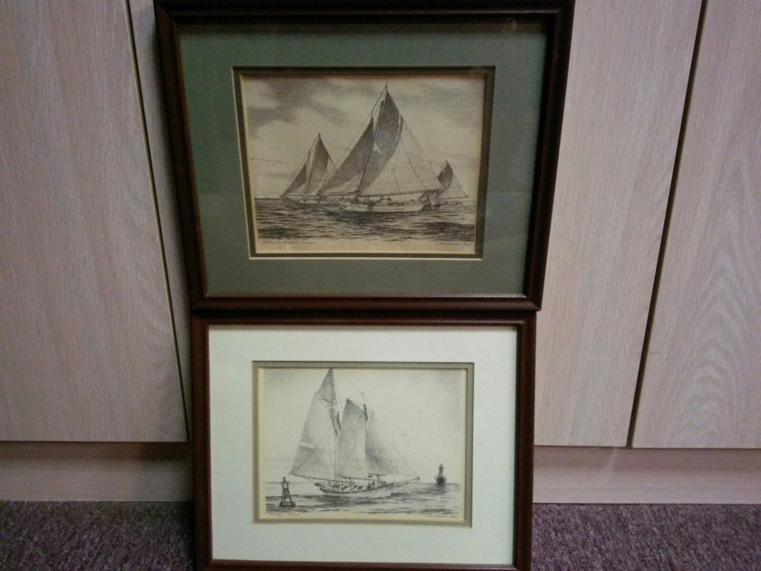 Vintage John Moll Chesapeake Bay Prints John Moll Artwork