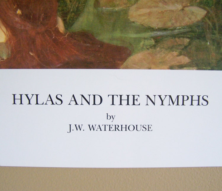 HYLAS And THE NYMPHS 1896 Print From by MissAnthonysAttic ...