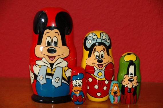 mickey nesting dolls