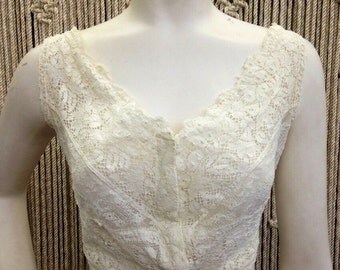 Incredible Edwardian Antique Lace Lingerie Brassiere/Bra