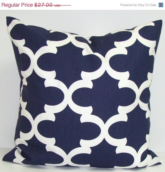 SALE NAVY BLUE Euro Pillow.27x27 inch. by ElemenOPillows ...