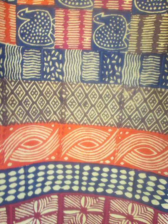 Tissu Batik  africain  100 coton  Tenture par 