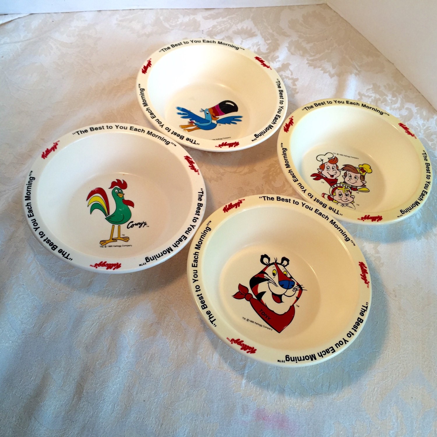 Vintage Kellogg Cereal Bowls