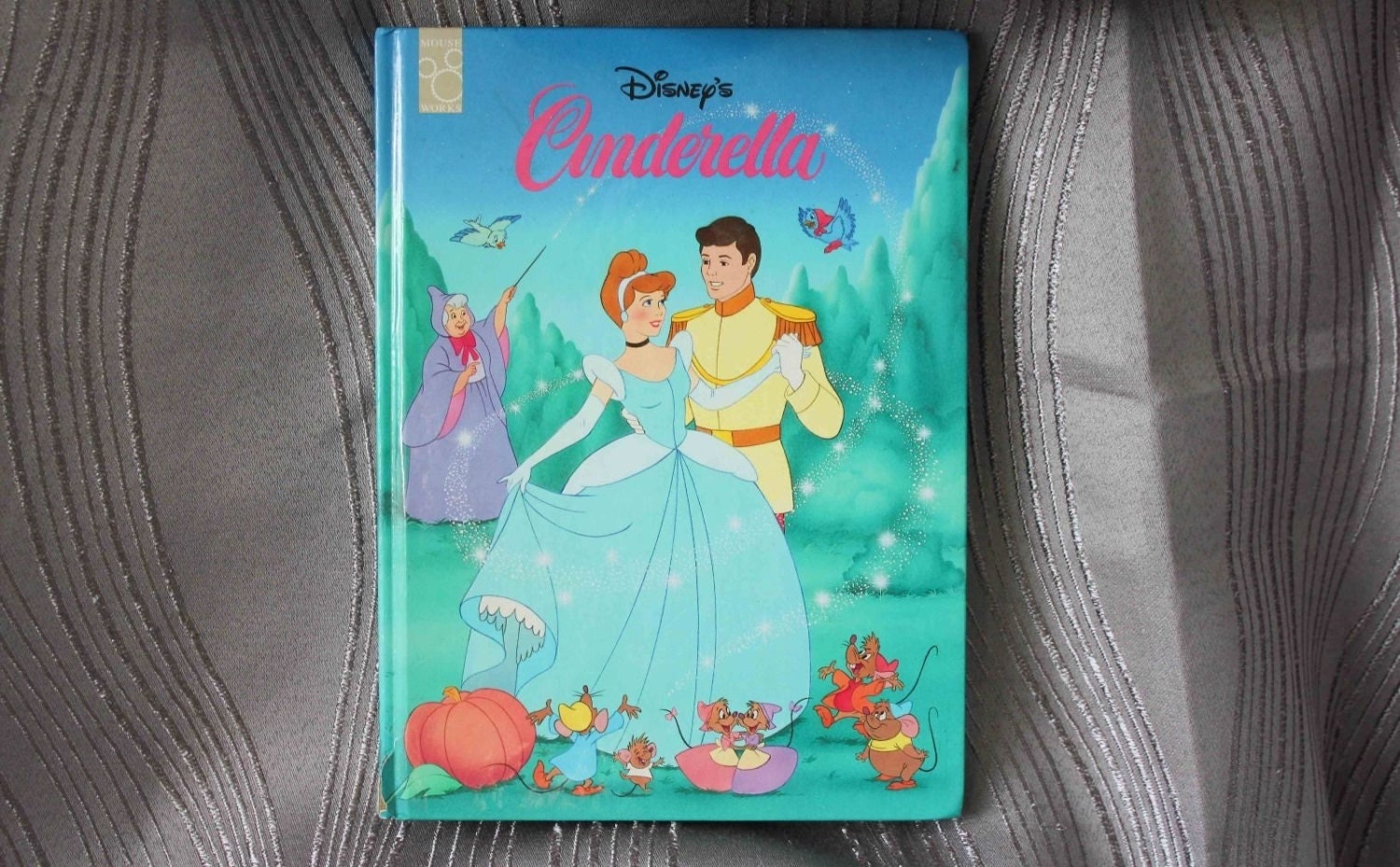 Walt Disney Cinderella Classic Book Mouse Works Hardcover