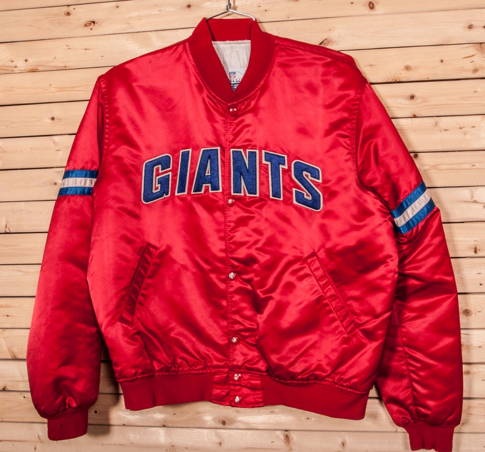 New York GIANTS Football Starter Jacket Size by metropolistshirts