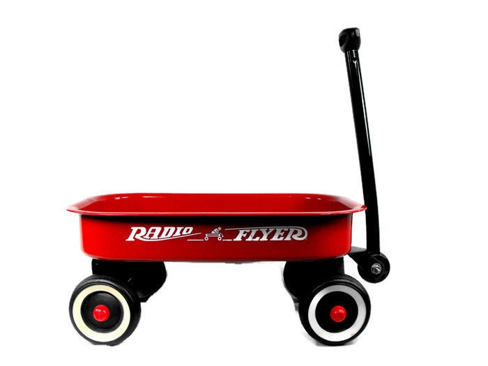 Vintage Radio Flyer Wagon Mini Wagon Red Mid by