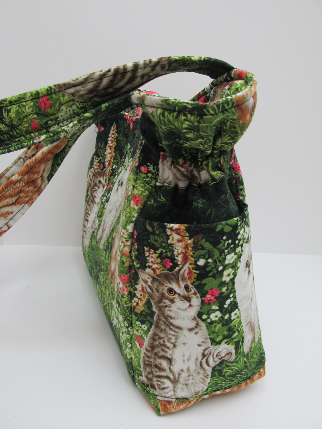 Medium Cat Purse Quilted Handbag Papillon Purse Shoulder