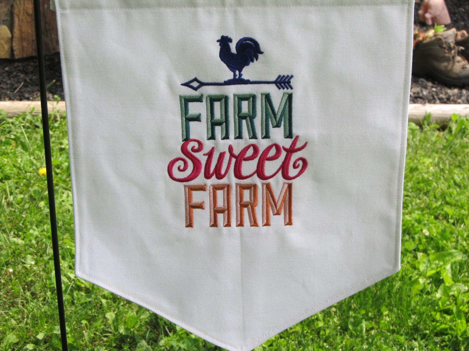 Farm Flag Personalized Garden Flag