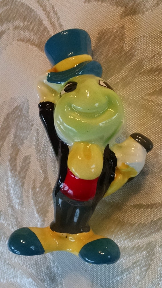 jiminy cricket ceramic figurine