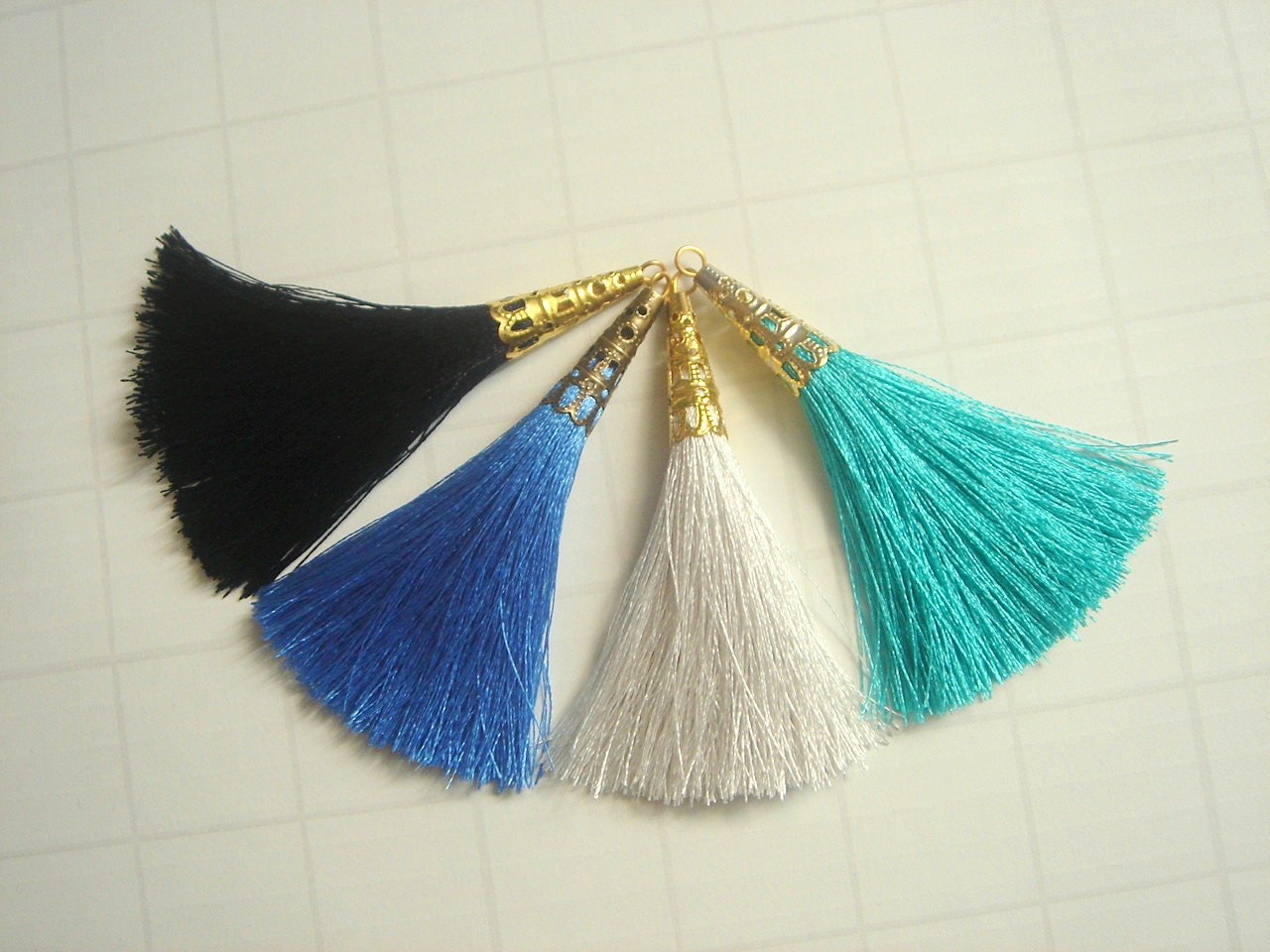 for silk jewelry tassels Silk by Tassels Jewelry Set Making Charms Tassel LiKeBeads8