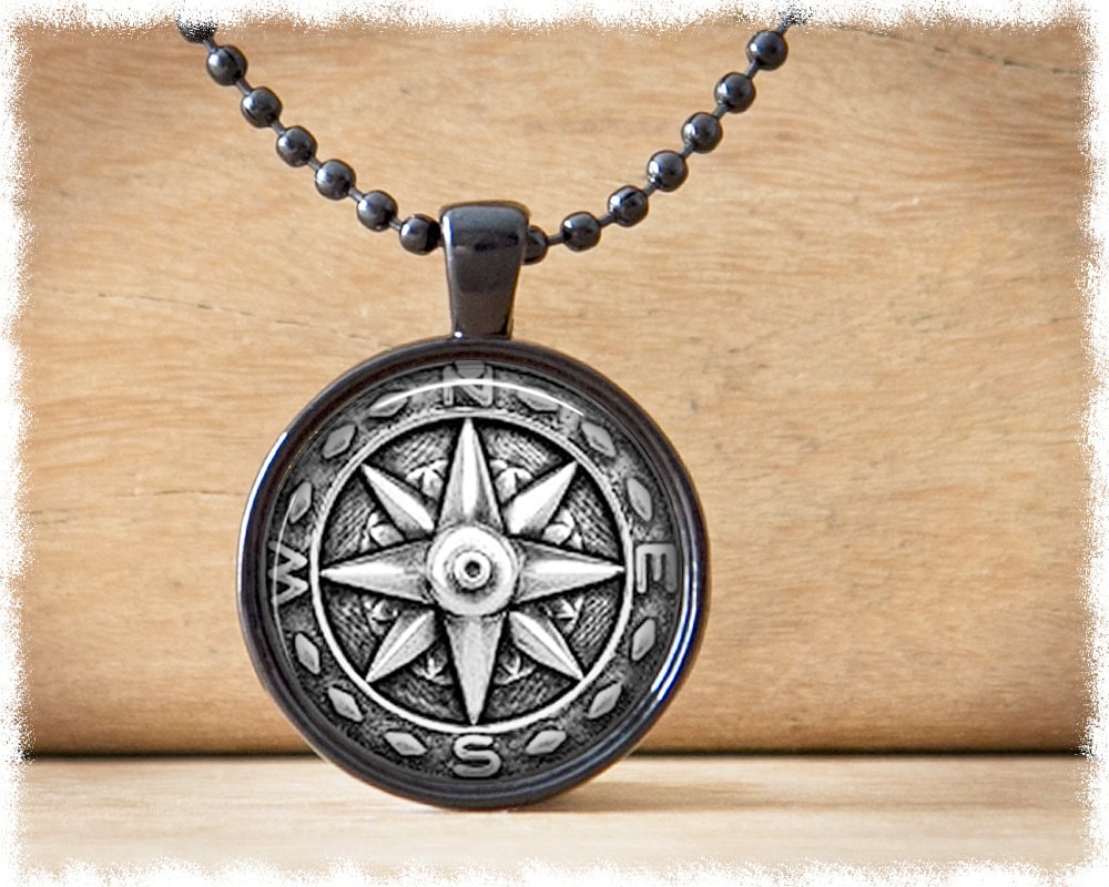 Men S Compass Necklace Compass Jewelry Men S By Suedesentiment