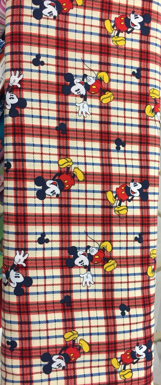 Mickey Mouse Car seat canopy red cotton Mickey fabric with