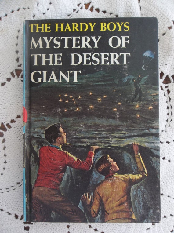 Vintage Hardy Boys book Mystery of the Desert Giant 1961