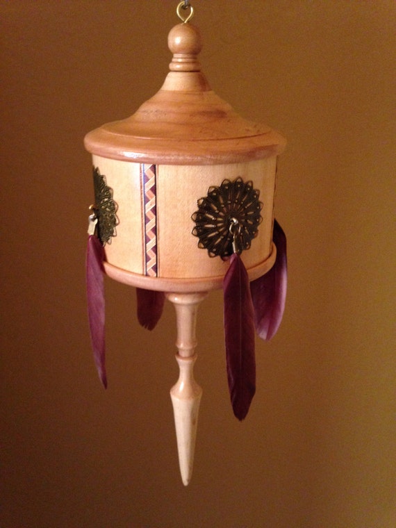 turned wood southwest christmas ornament maple with brown turned wood southwest christmas ornament maple with brown