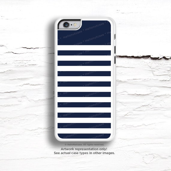 iPhone 7 Case Navy Stripes iPhone 7 Plus iPhone 6s Case iPhone