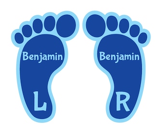 20 Shoe Labels - 10 Left, 10 Right - Waterproof and Fade Resistant Labels
