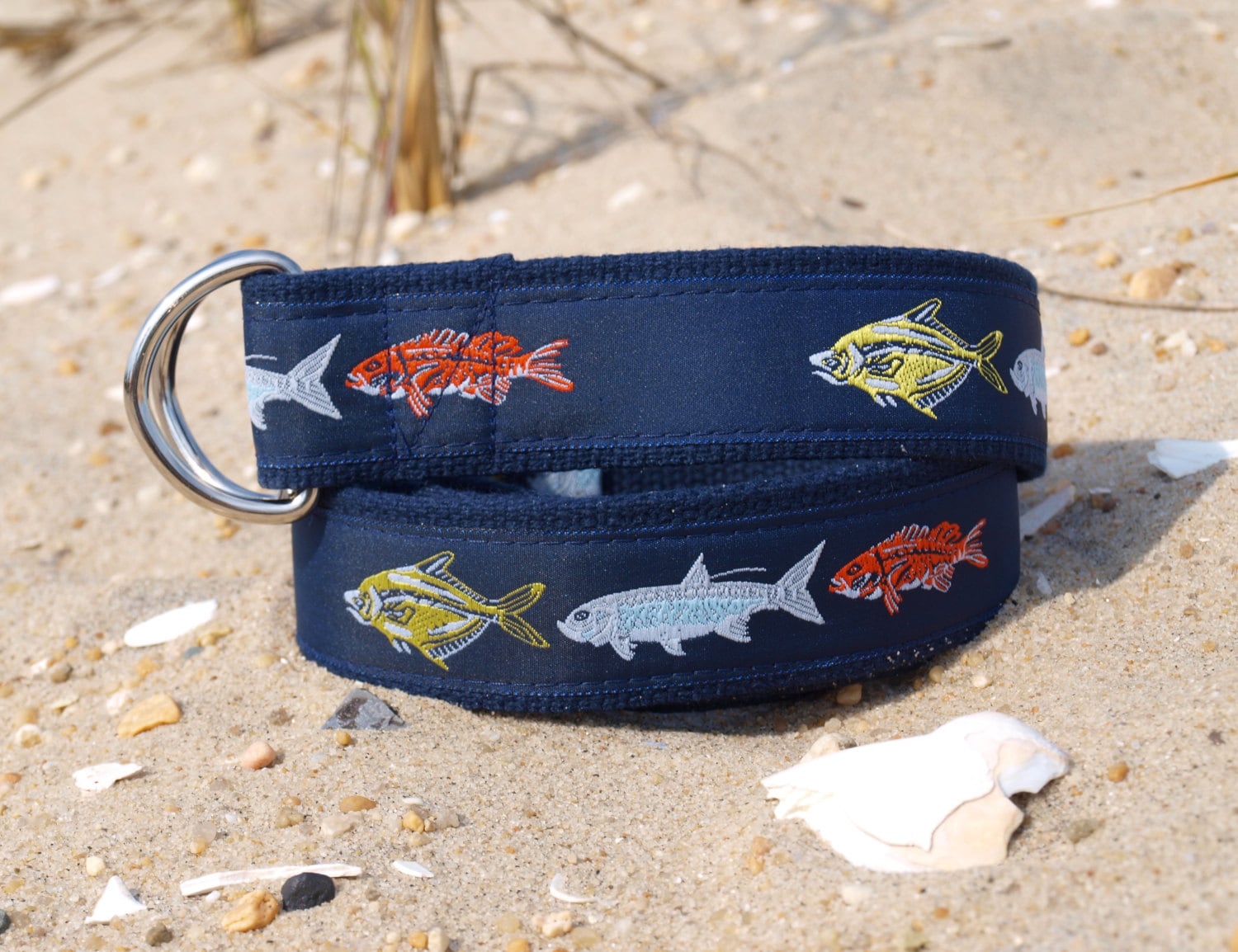 Fish Belt / Trout Belt / Fishing Belt / Mens Stream Fish Belt