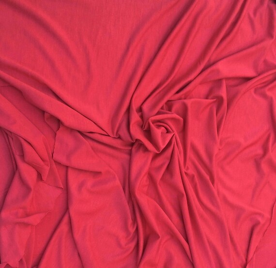 hot pink modal spandex fabric jersey knit by the yard 4 way hot pink modal spandex fabric jersey knit by the yard 4 way