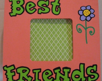 Best Friends Picture Frame Coral