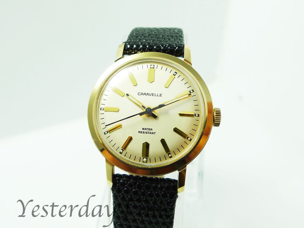 Caravelle Bulova Men’s Watch 1976 Japanese 7 Jewel Manual Movement