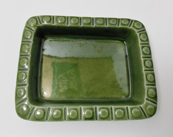 Vintage Haeger USA shallow bowl planter or ashtray key keeper change bowl coin bowl marked 4021B