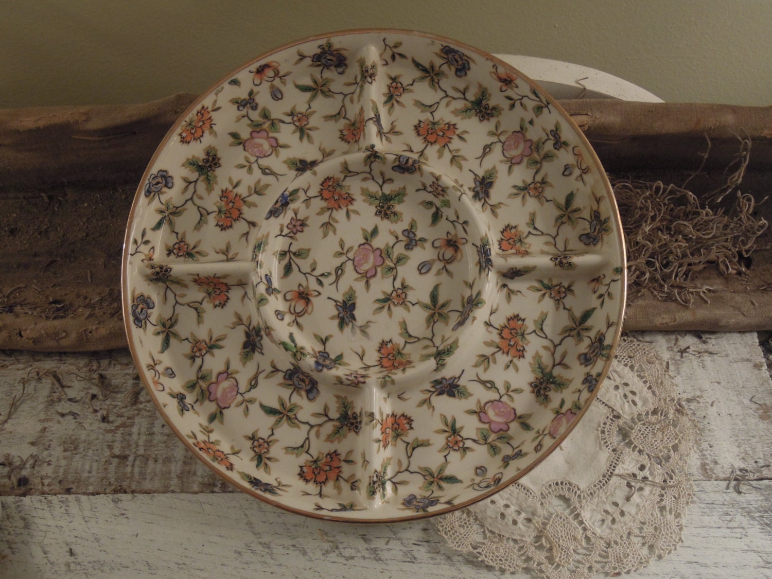 Vintage Appetizer plate / Made in Japan / Serving by vintageaddie