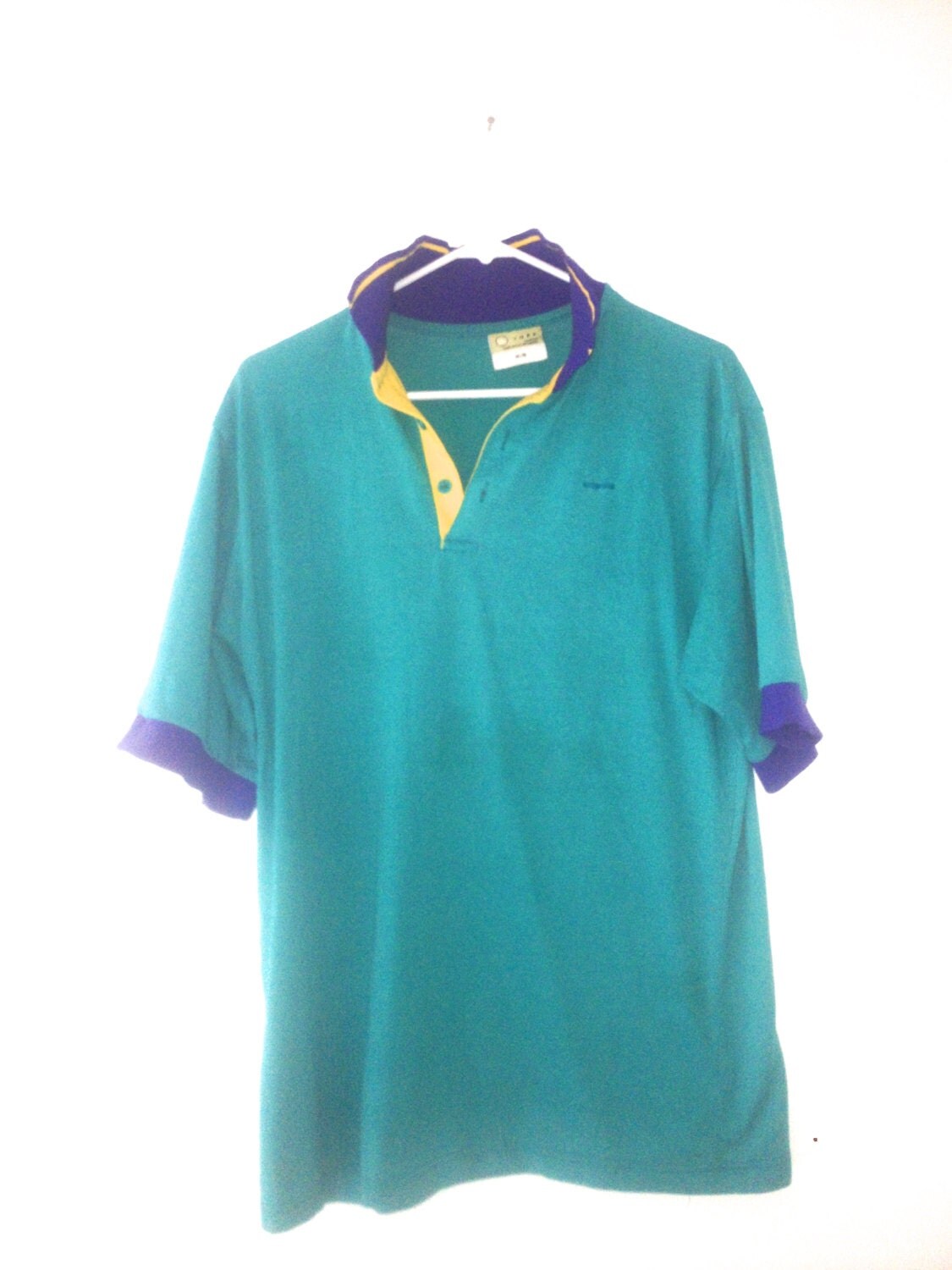 early 90s colorblock polo shirt//vintage 90s by ladyboysvintage