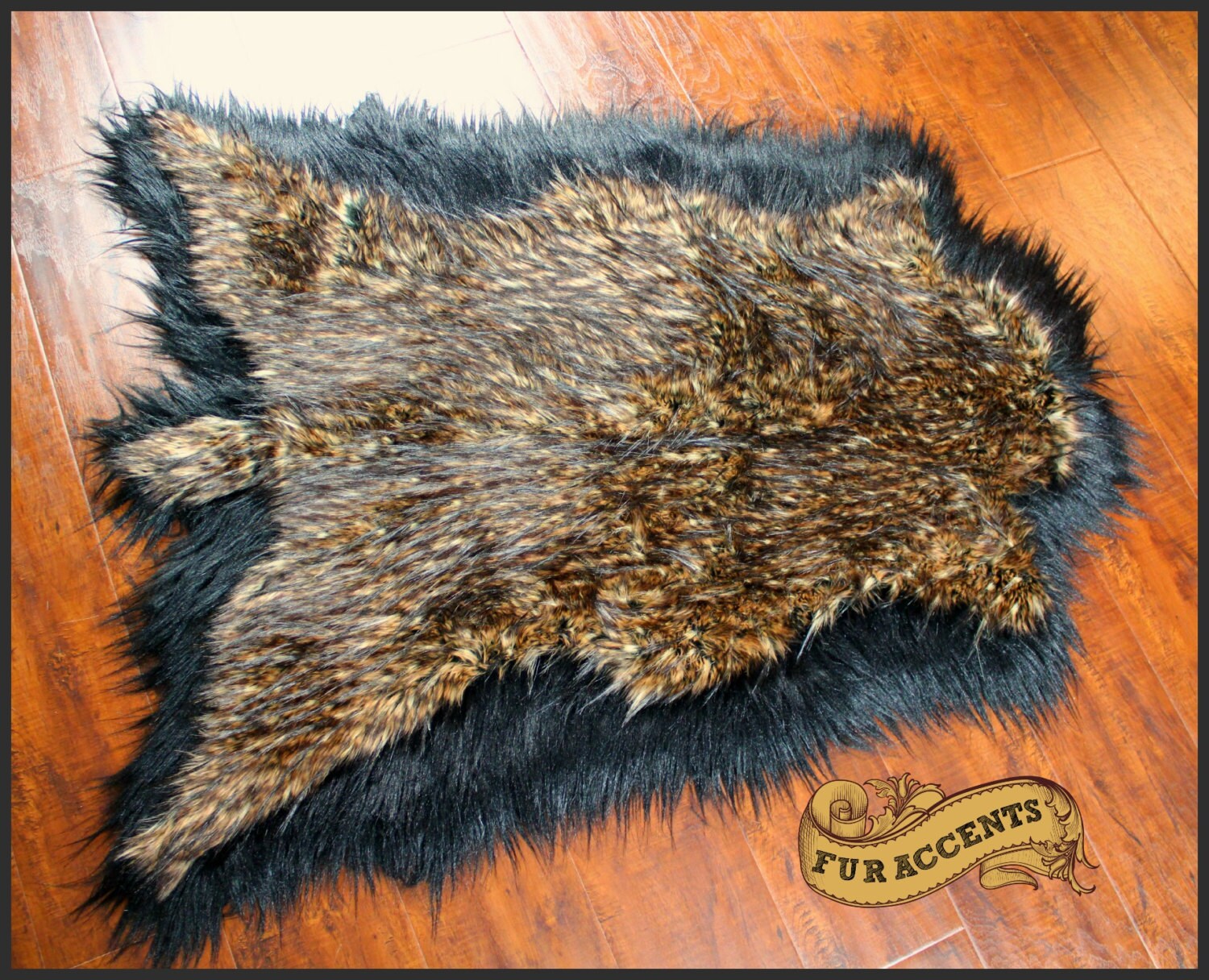 FUR ACCENTS Deer Hide Pelt Rug / Faux Fur / by FurAccents on Etsy