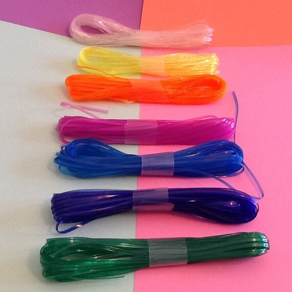 Destash Lot Multiple Colors Gimp Plastic Lacing Lanyard