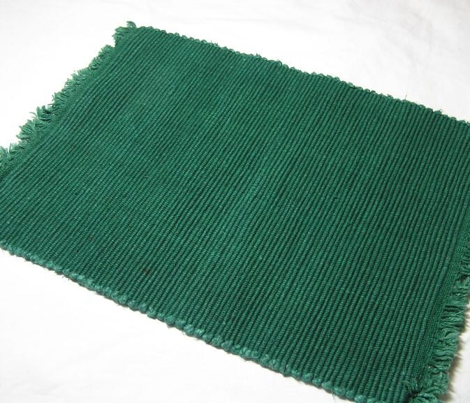 Set of 8 Vintage Rope Woven Place Mats with by VictorianWardrobe