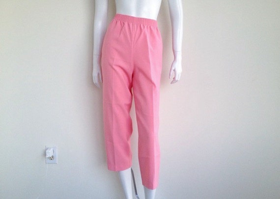 Vintage Pink Garterized Pants