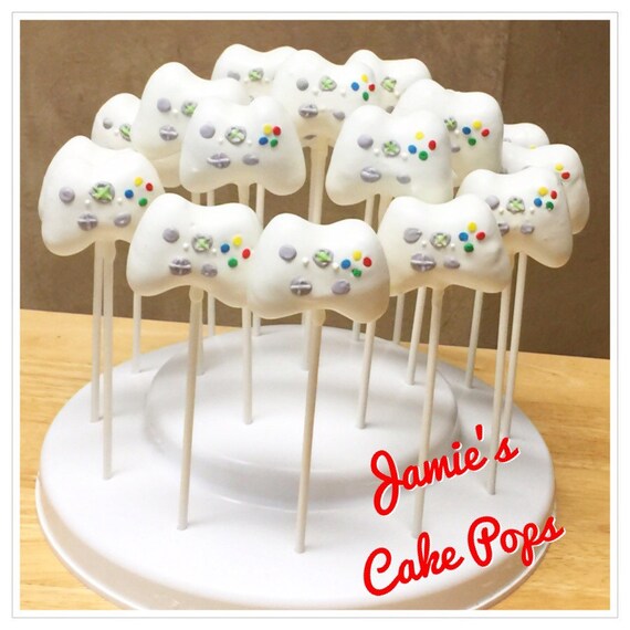 Video Game controller cake pops by JamiesCakePops on Etsy