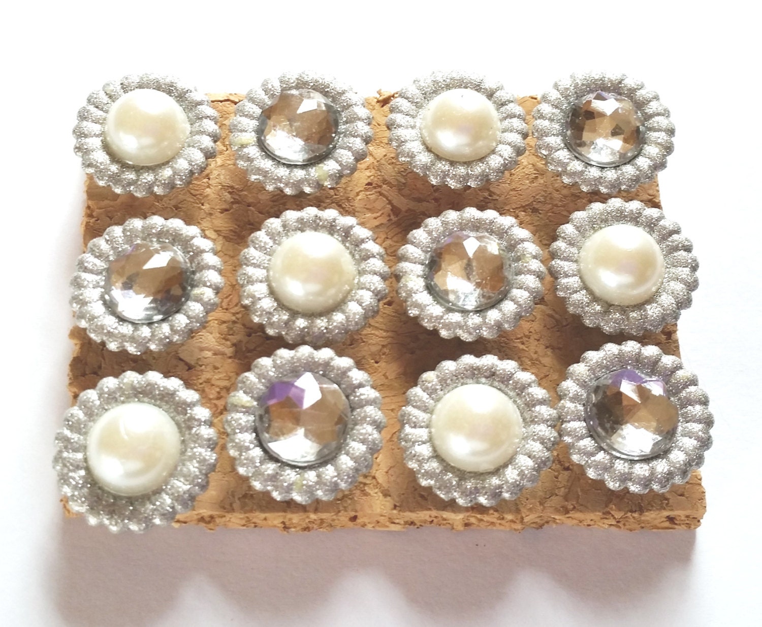 Diamond Push Pins Pearl Push Pins Decorative Push Pins