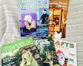 Craft Decorating Magazines, 1970s, 5 Copies, Patterns, Ideas, Color Photographs Craft Decorating Magazines, 1970s, 5 Copies, Patterns, Ideas, Color Photographs