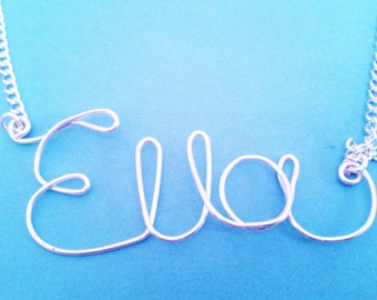 Personalised Wire Name Necklace
