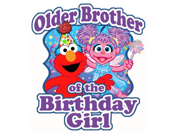 Abby Cadabby Elmo Sesame Street Happy Big Brother of by Pennyring