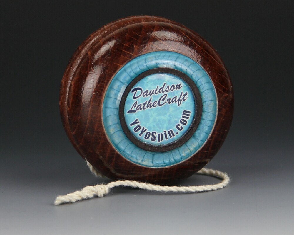 Toy YoYo Old School Wooden Imperial Shaped FixedAxle