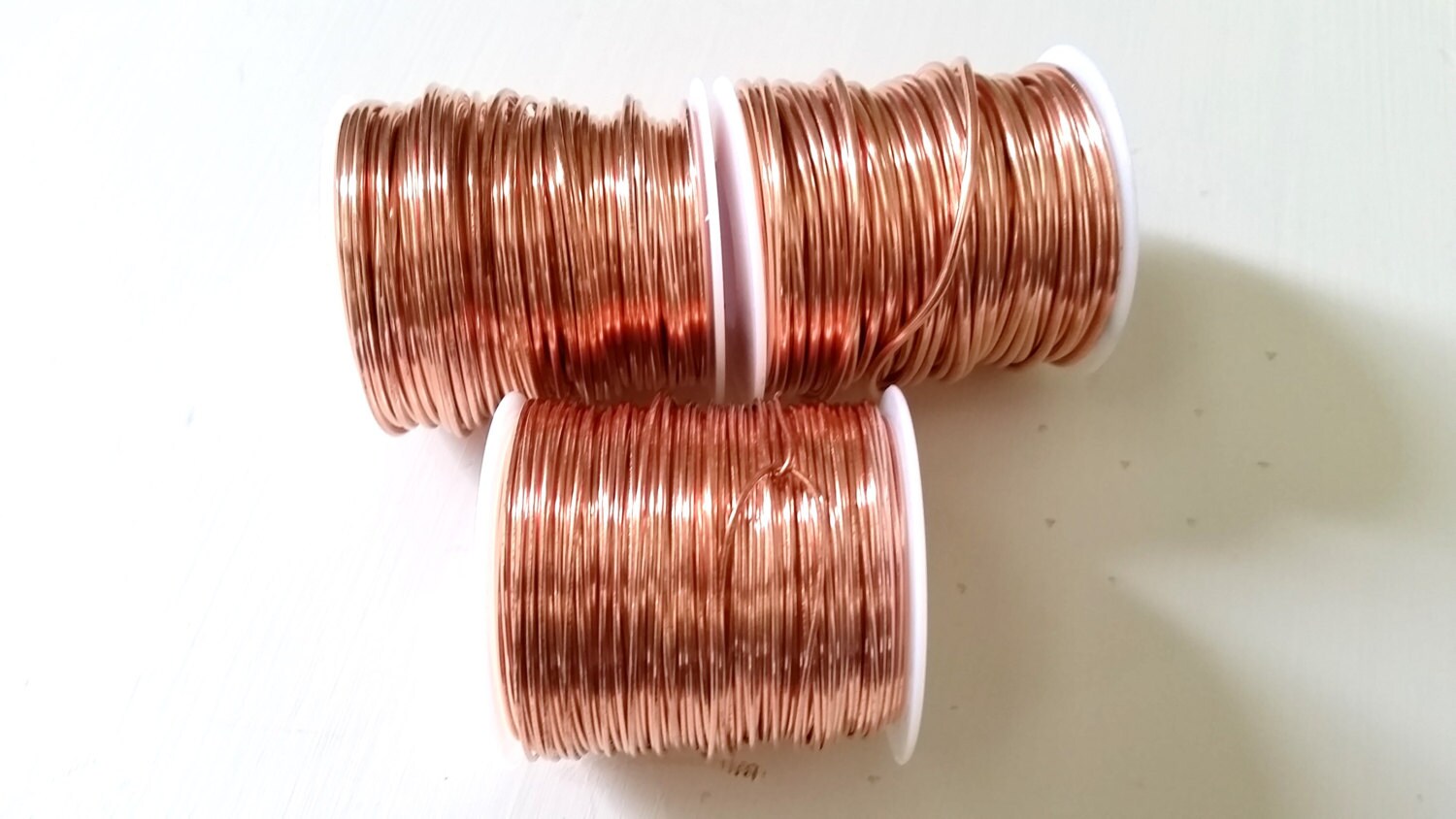 12ga bare copper wire 1 pound spool deadsoft USA 110