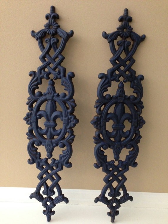 Vintage Cast Iron Wall Hanging Decor Rusty Decor Architectural