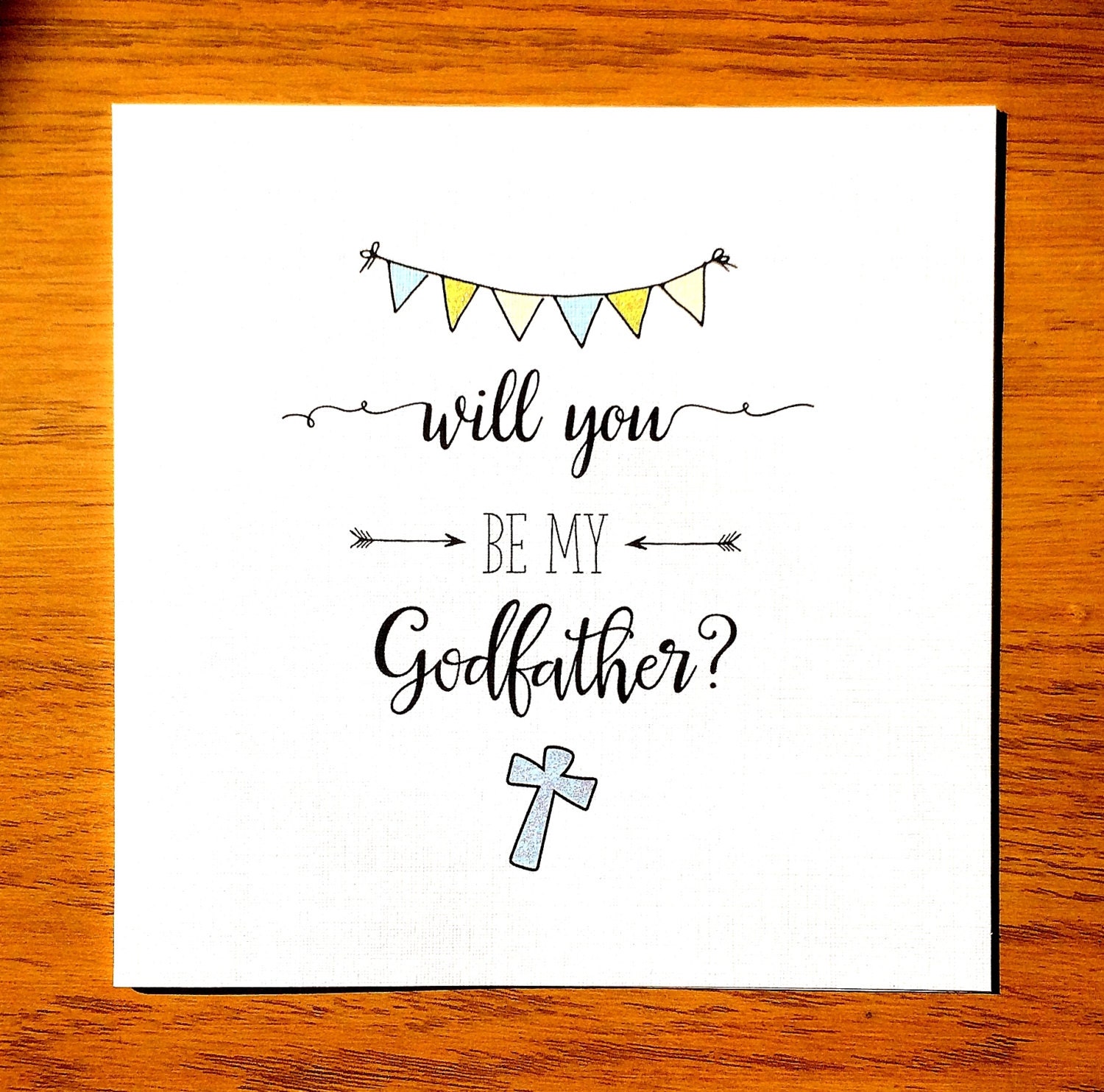 Will You Be My Godfather Card by LittleMushroomCards on Etsy