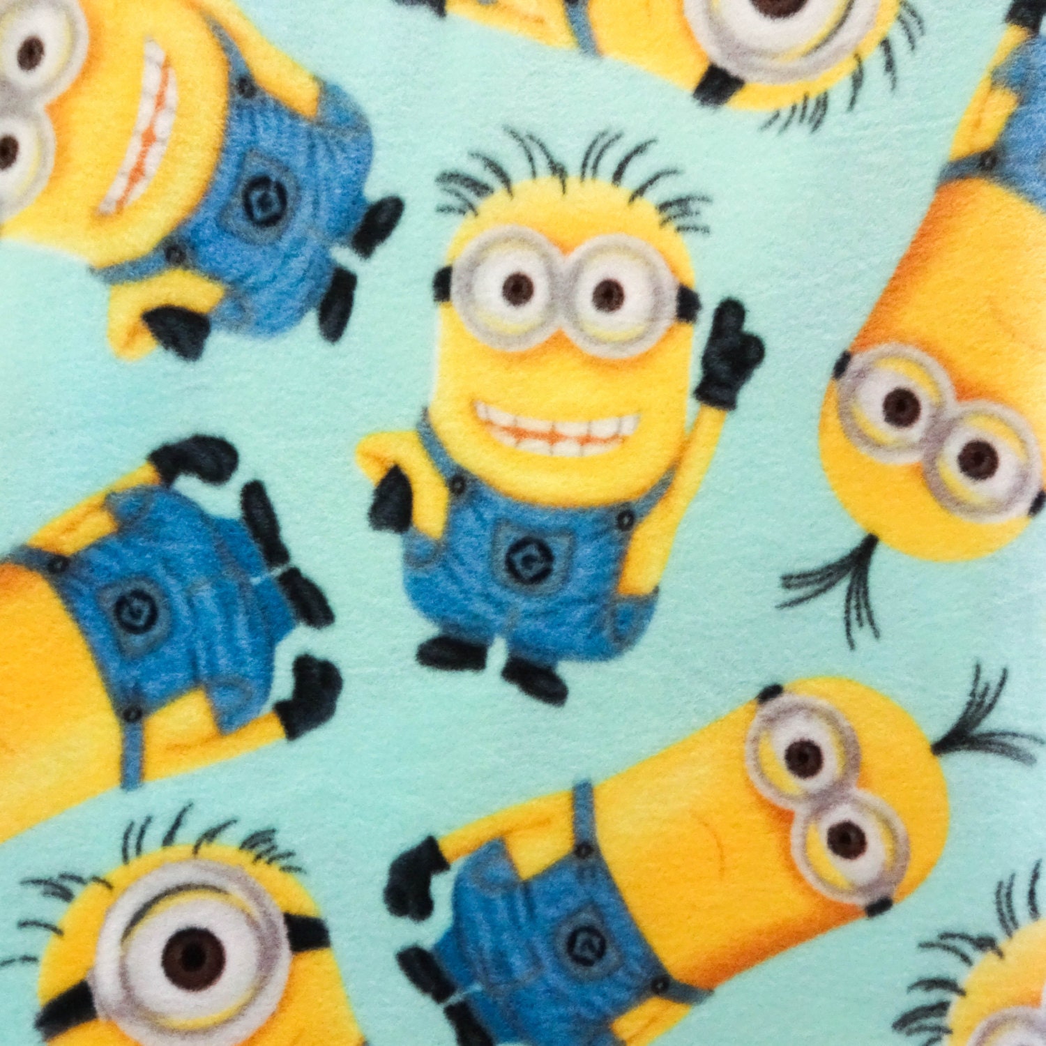 Despicable Me Minions All Over Anti Pill Fleece Fabric 60