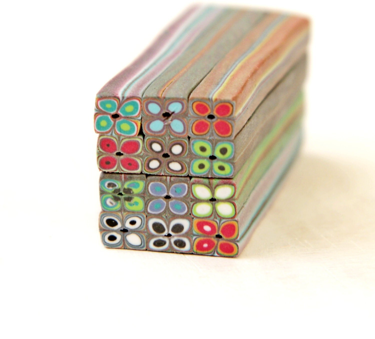 Small Polymer Clay Extruder colorful Cane