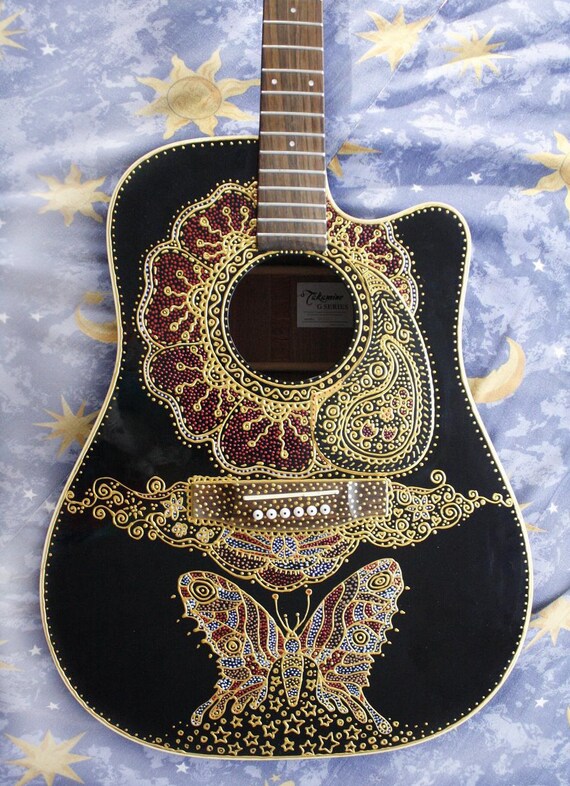 Items similar to Guitar Decoration ~ customised on Etsy