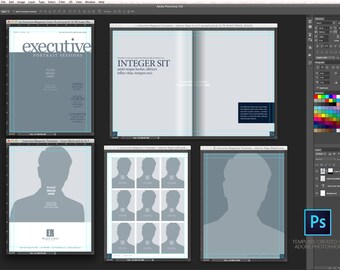 Magazine Covers Front &amp; Back Templates for by DesignfullyTemplates